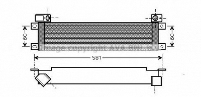 AVA QUALITY COOLING rt3289 -  масляный радиатор, двигательное масло